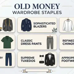 Guide pour avoir du style : costumes sur mesure, blazers, chemises de qualité, polos, pantalons classiques, chinos, jeans et chaussures.