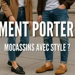 Comment porter des mocassins avec un jean ? Un guide de style pour hommes et femmes, montrant des looks décontractés et chics.
