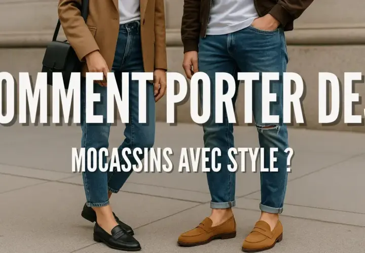 Comment porter des mocassins avec un jean ? Un guide de style pour hommes et femmes, montrant des looks décontractés et chics.