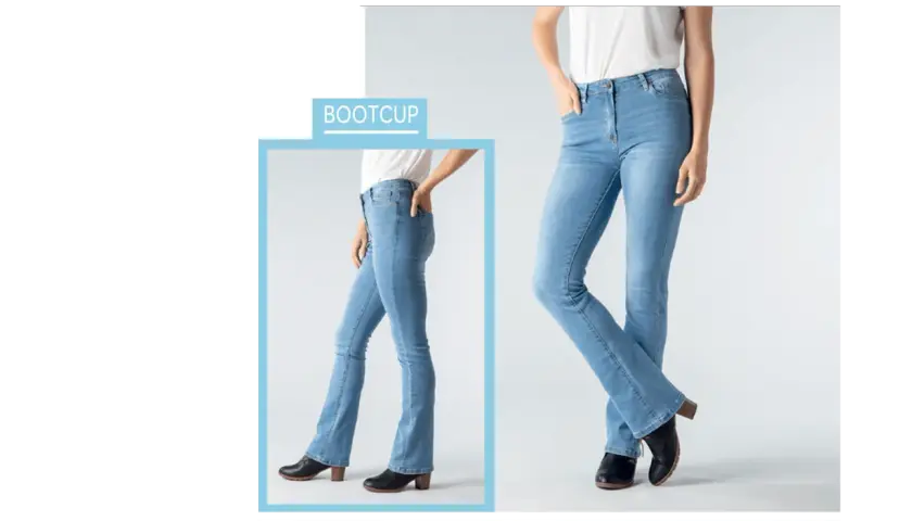 Jean bootcut femme : idéal pour équilibrer les hanches et allonger la silhouette. Parfait pour toutes les morphologies.