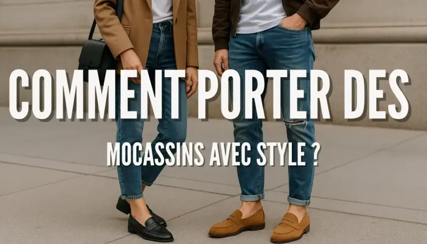 Comment porter des mocassins avec un jean ? Un guide de style pour hommes et femmes, montrant des looks décontractés et chics.