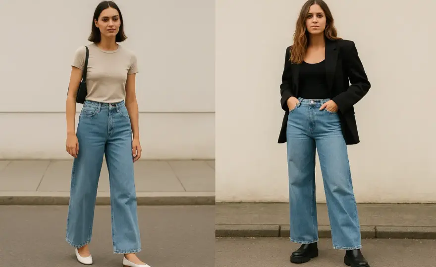 Jean wide leg - Quelle morphologie le porte le mieux ?