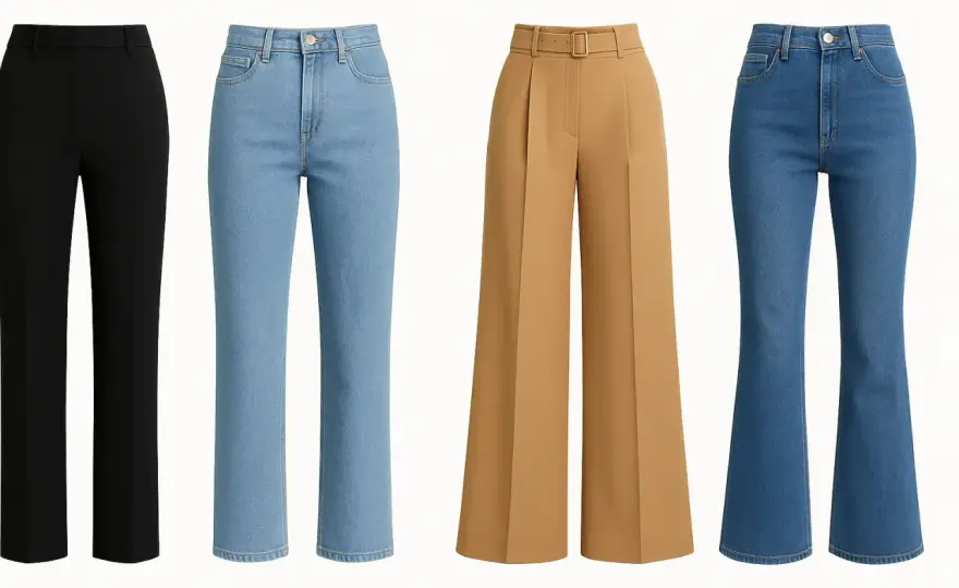 Coupes de pantalon femme - Le guide pour une silhouette parfaite