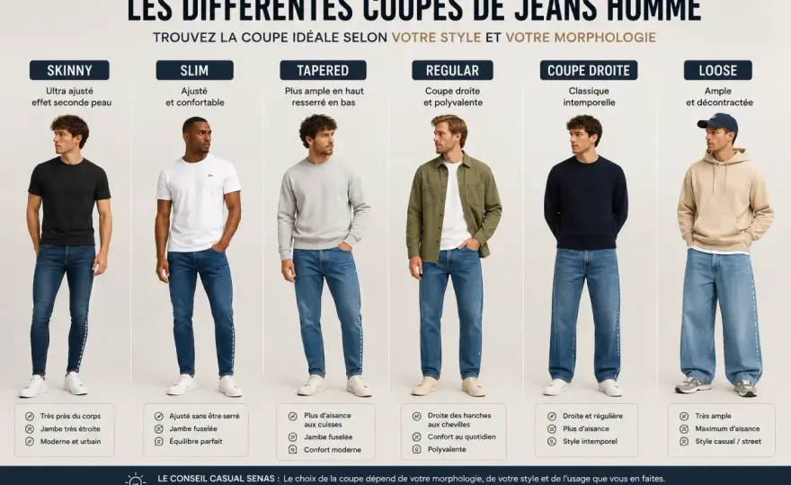 Coupe de jean - Le guide ultime pour bien choisir son modèle