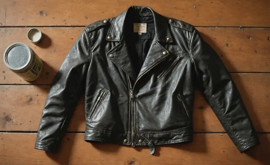 Blouson cuir décoloré - Raviver la couleur sans l'abîmer
