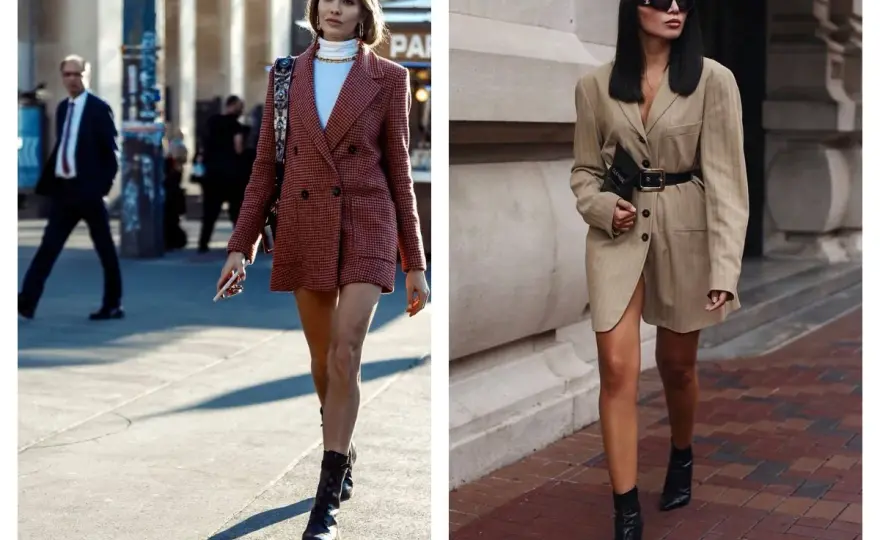 Blazer et robe courte - L'équilibre parfait pour votre style