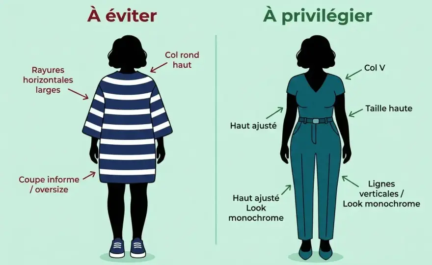 Vêtements à éviter quand on est ronde - Guide pour sublimer sa silhouette