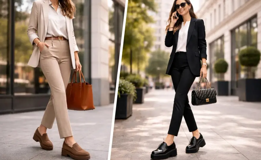Mocassins et pantalon - L'accord parfait pour un look moderne