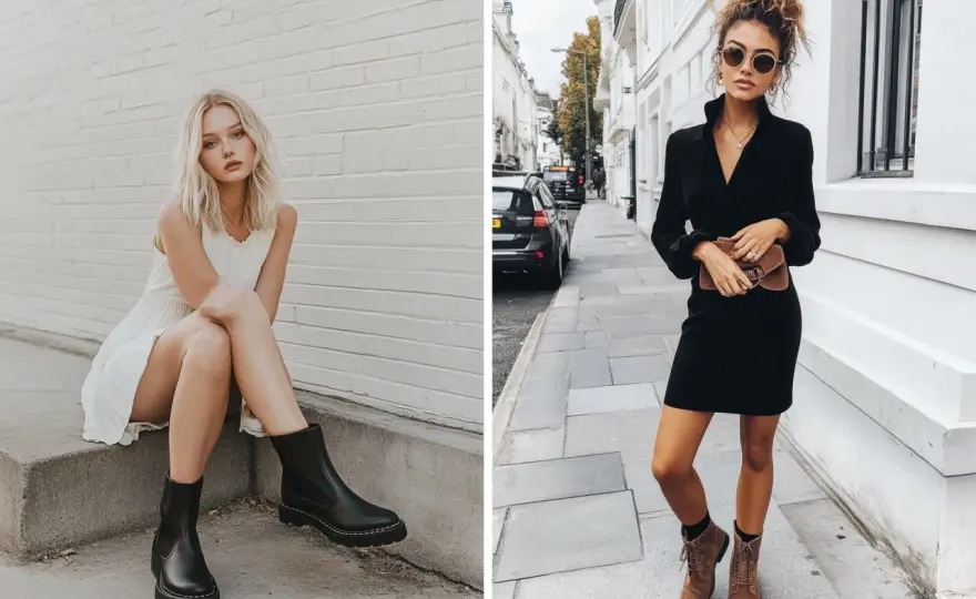 Robe noire en hiver - Quelles chaussures choisir pour un look parfait ?