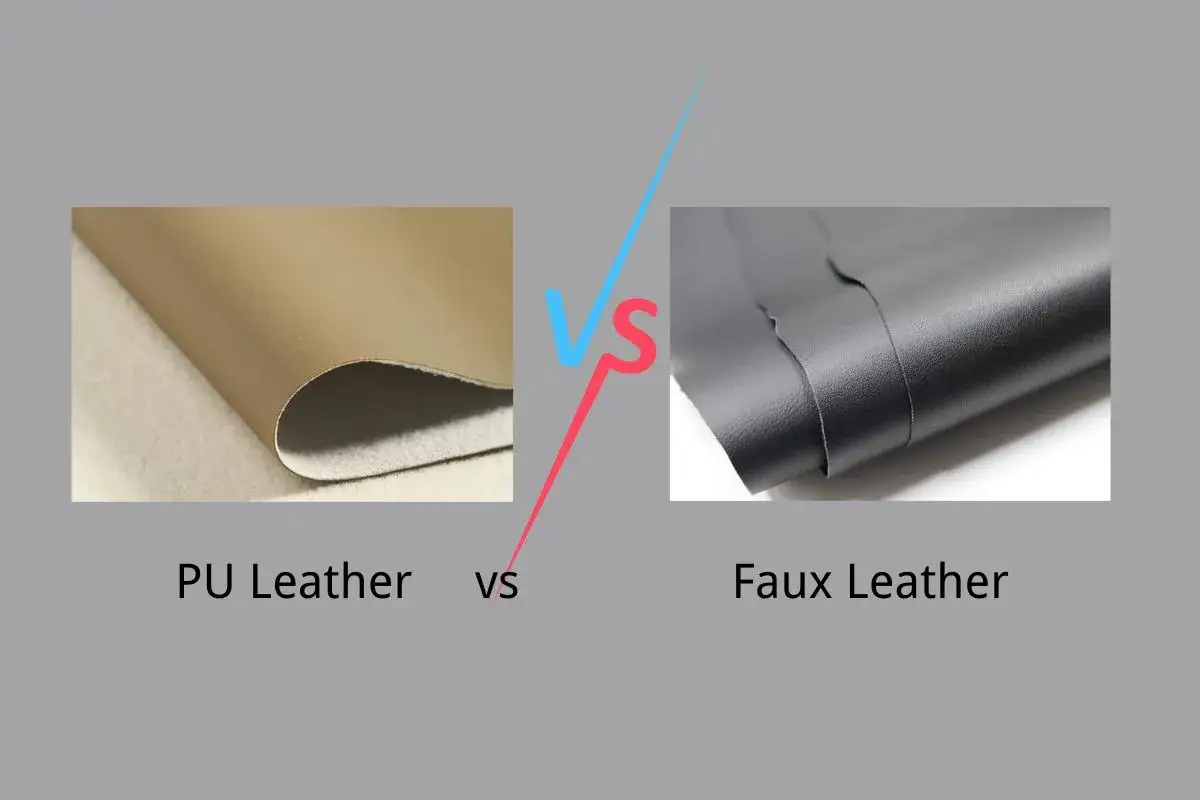 Comparaison visuelle : cuir PU beige et cuir synthétique gris. Que vaut le cuir PU face à son alternative ?